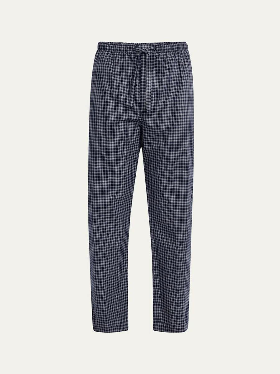 Men's Braemar Brushed Cotton Pajama Pants - 1