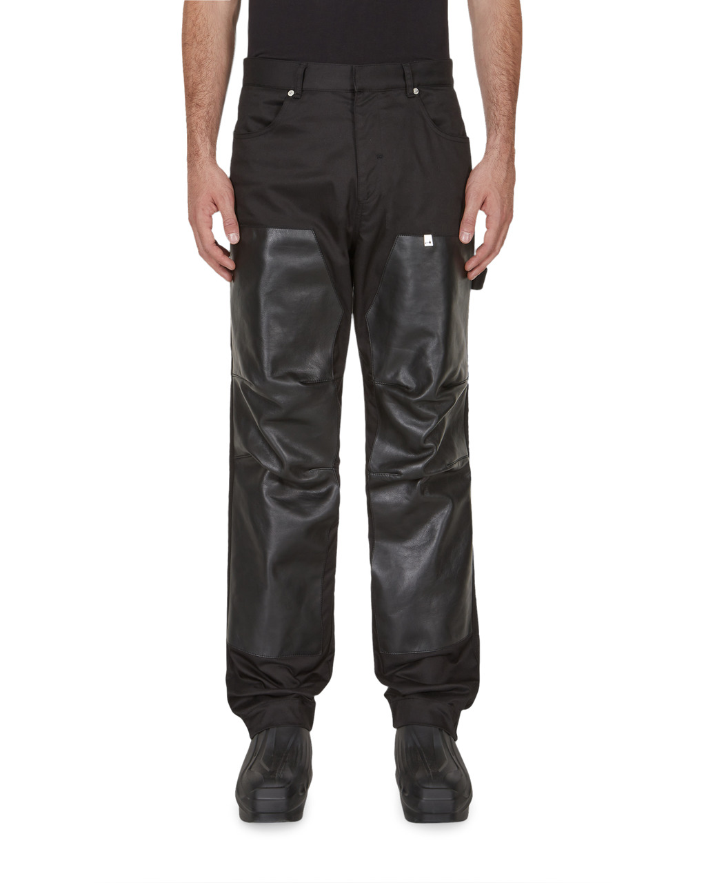 LEATHER PANEL PANT - 2