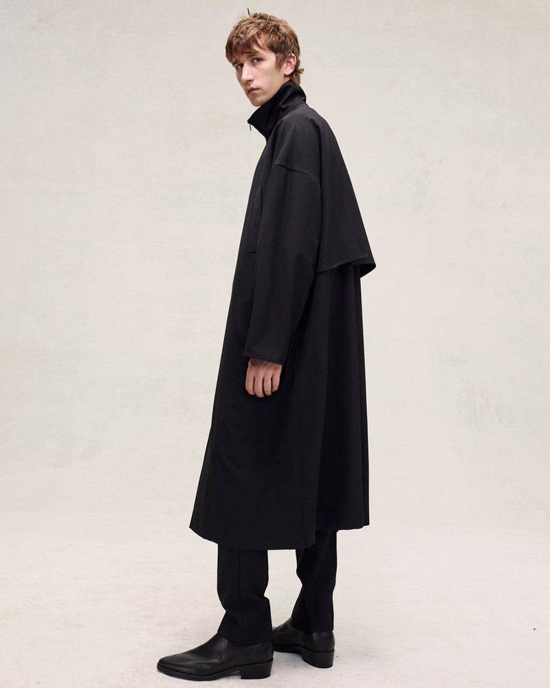 Wool High Neck Trench 6