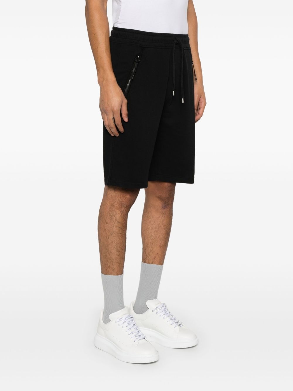 cotton fleece shorts - 3