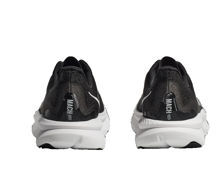 (WMNS) HOKA ONE ONE Mach 6 'Black White' 1147810-BWHT - 5