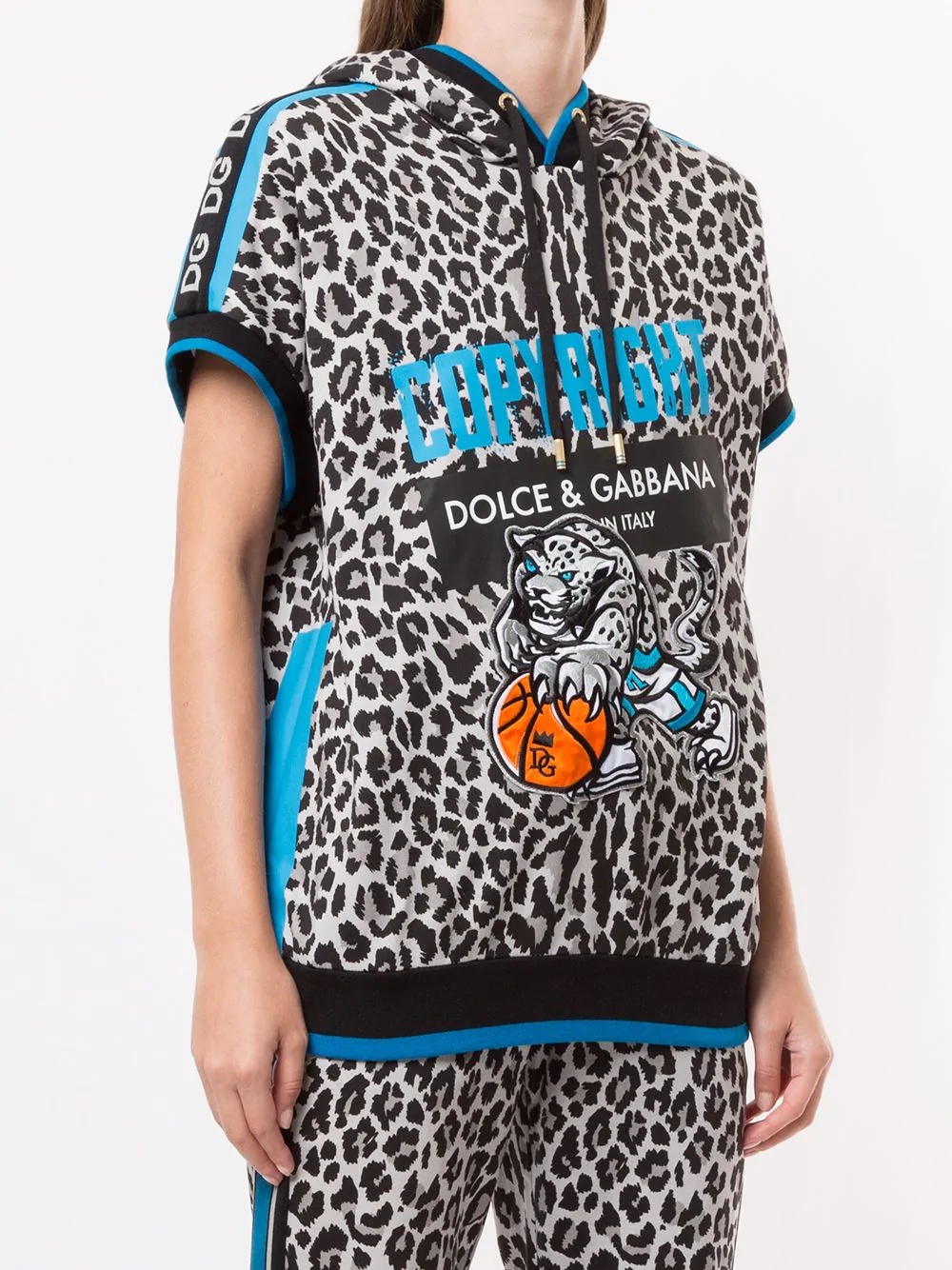 Leopard Jungle Sport print hoodie - 3