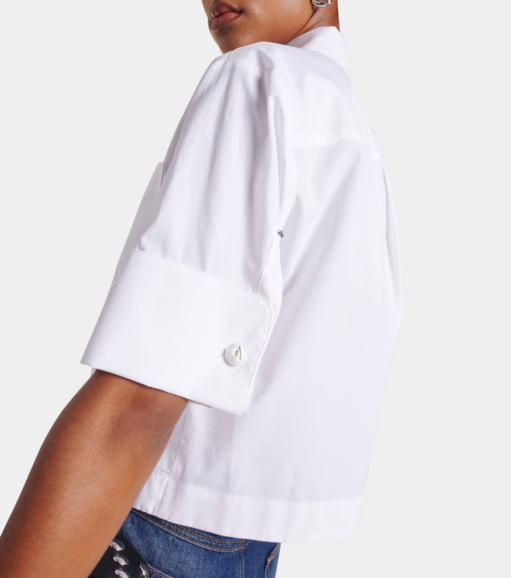 Cotton poplin shirt - 6