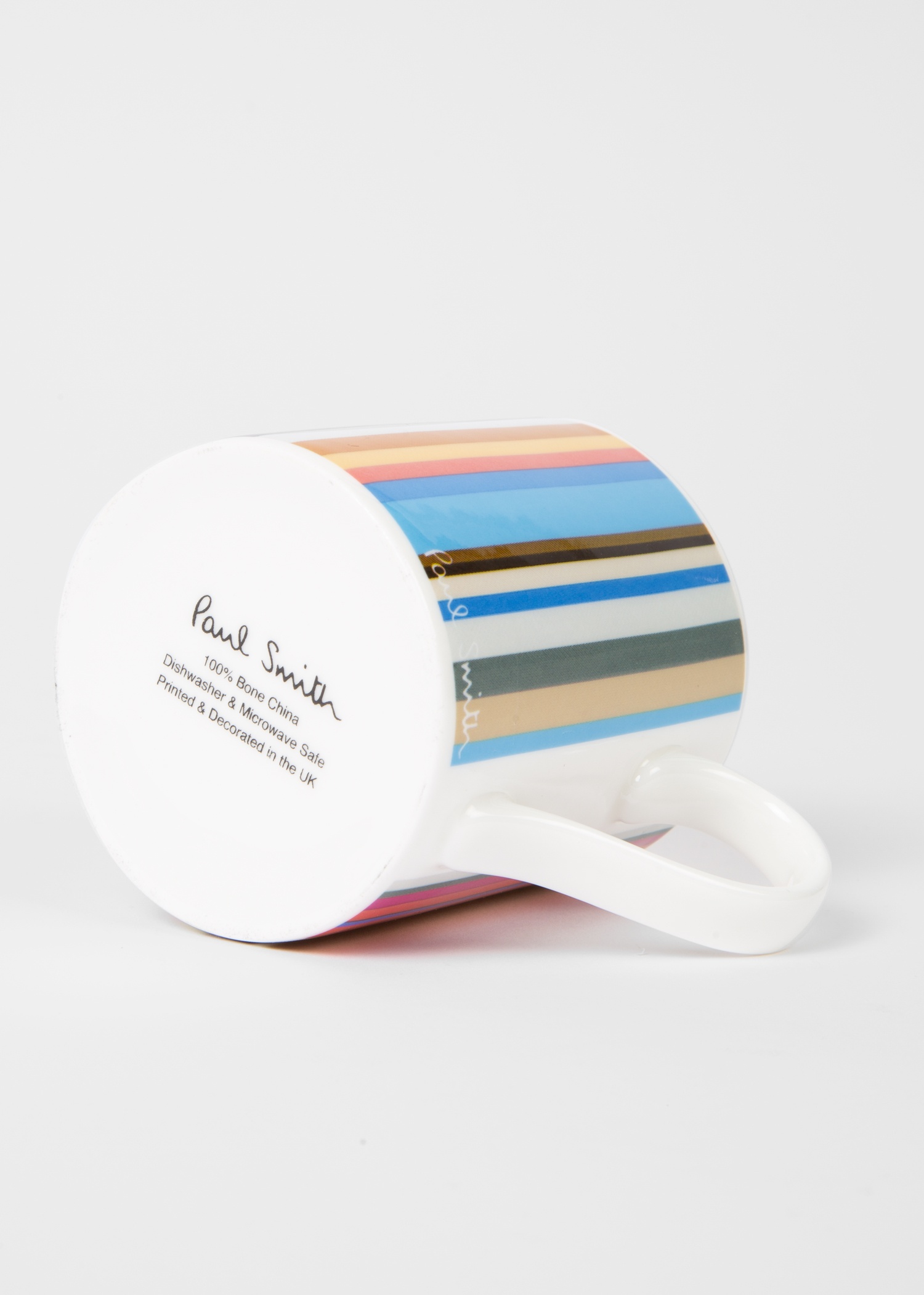 Multi-Stripe Bone China Mug - 2