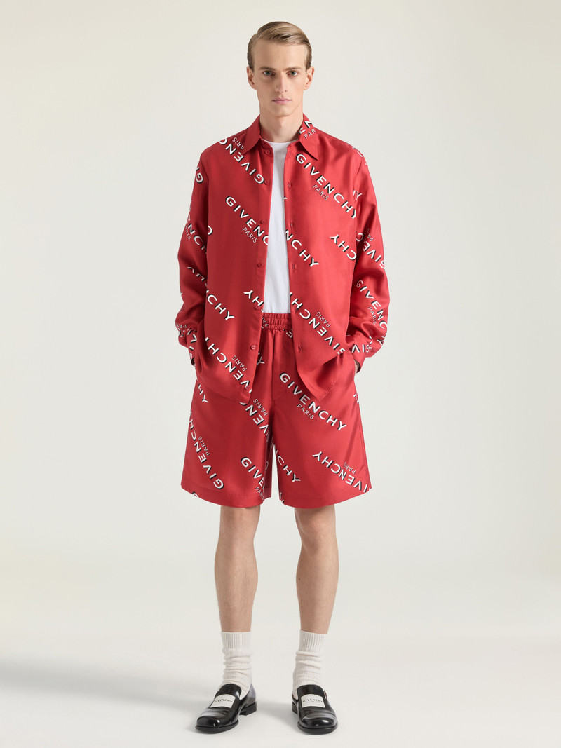 Givenchy GIVENCHY SHADOW PRINTED BERMUDA SHORTS IN SILK outlook