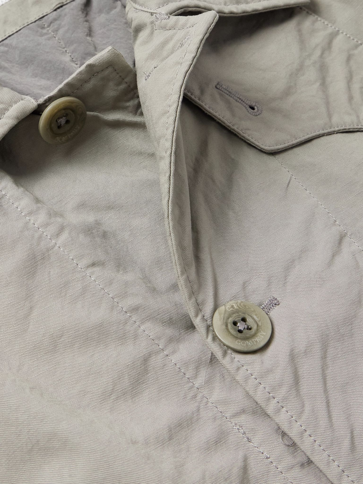 Shell Trench Coat Gray - 5