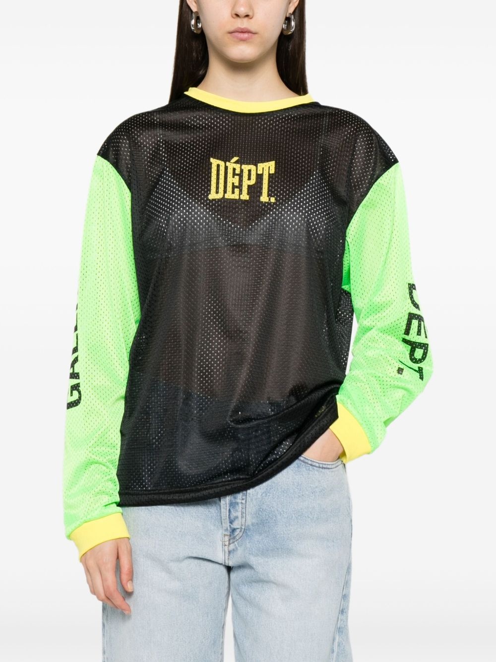 logo-print long sleeve T-shirt - 3