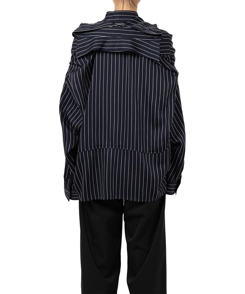 Sleeve Layered Stripe Shirt 15