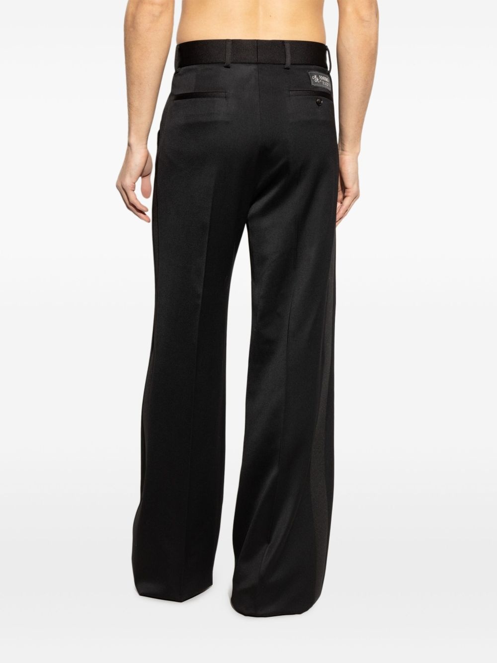 wool palazzo pants - 4