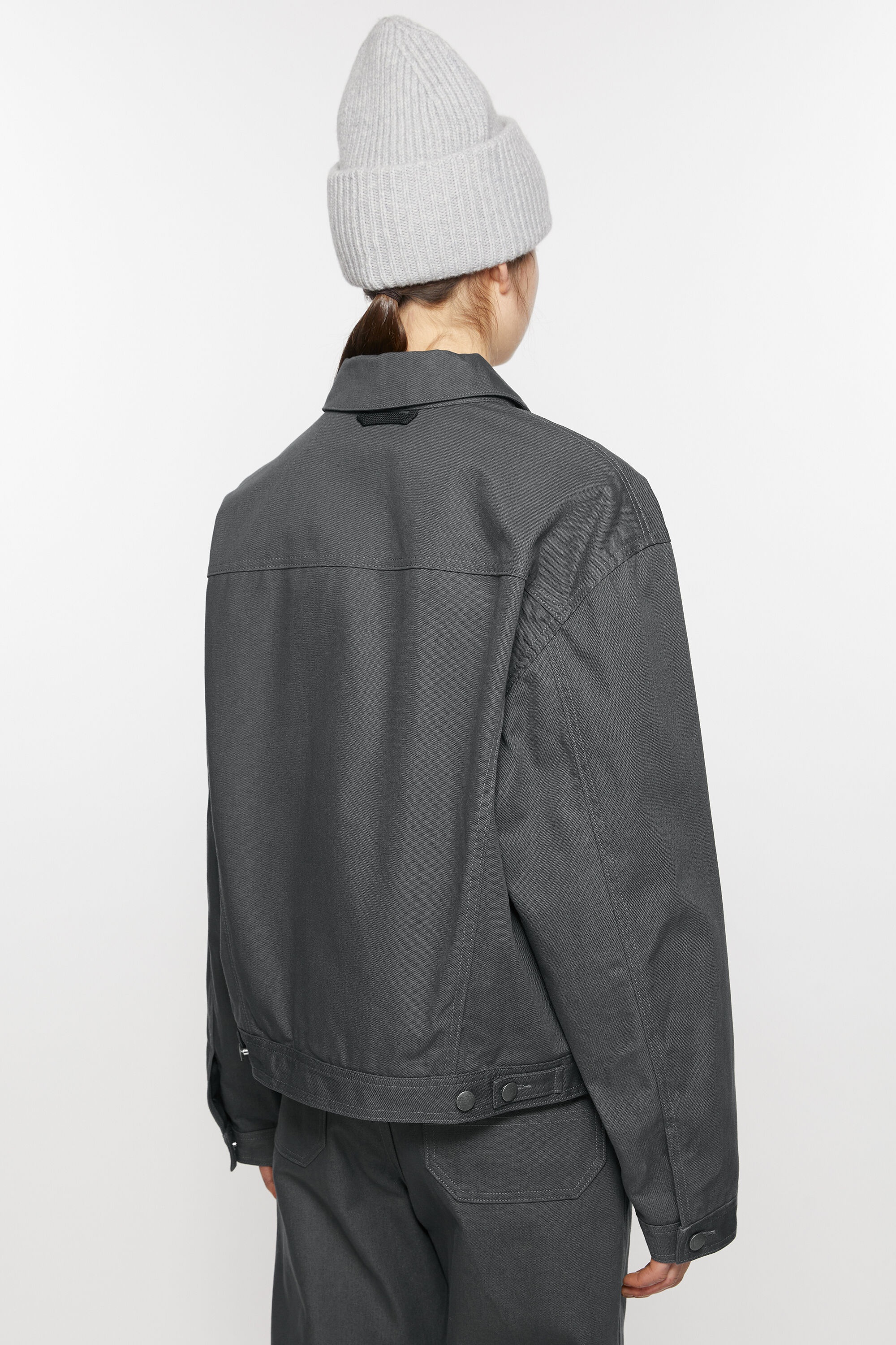 Canvas jacket - Dark grey - 4