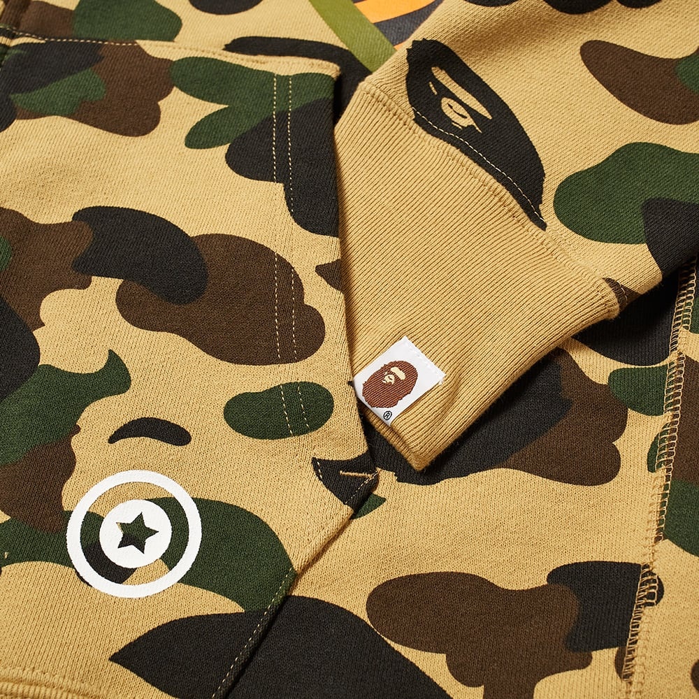 A Bathing Ape 1st Camo Multi Shark Full Zip Hoody - 3