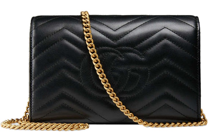 (WMNS) Gucci GG Marmont Matelasse Mini Bag 'Black' 474575-DRW1T-1000 - 2