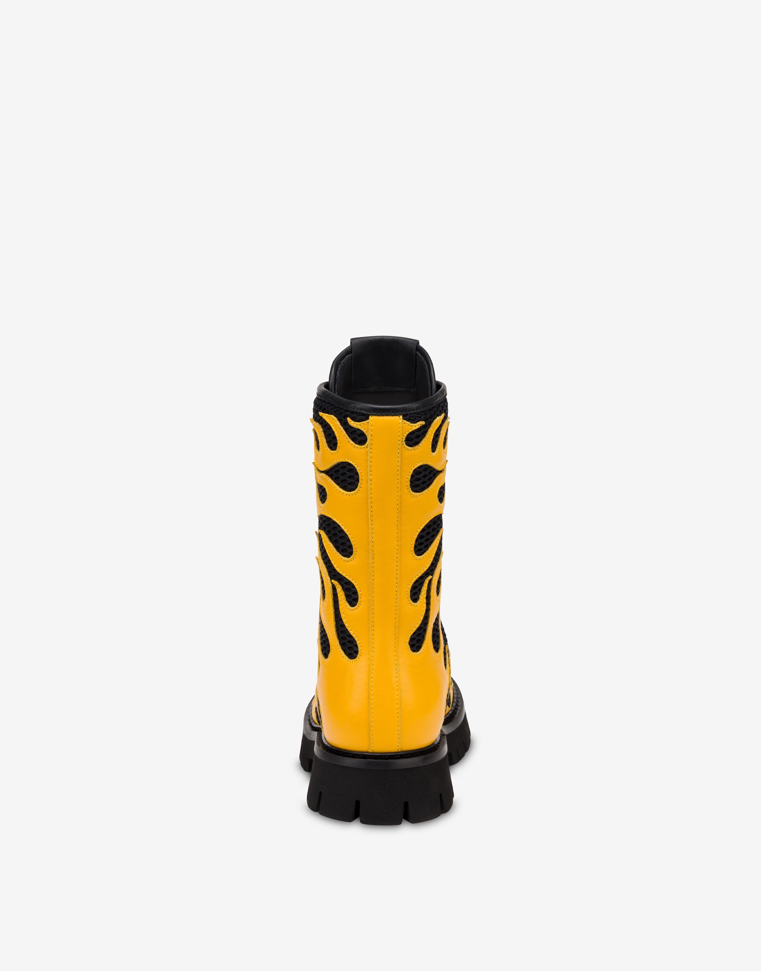 FLAMES MESH COMBAT BOOTS - 3