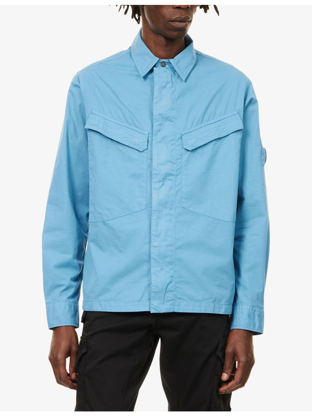 F-Zip Regular-Fit Cotton Overshirt - 3