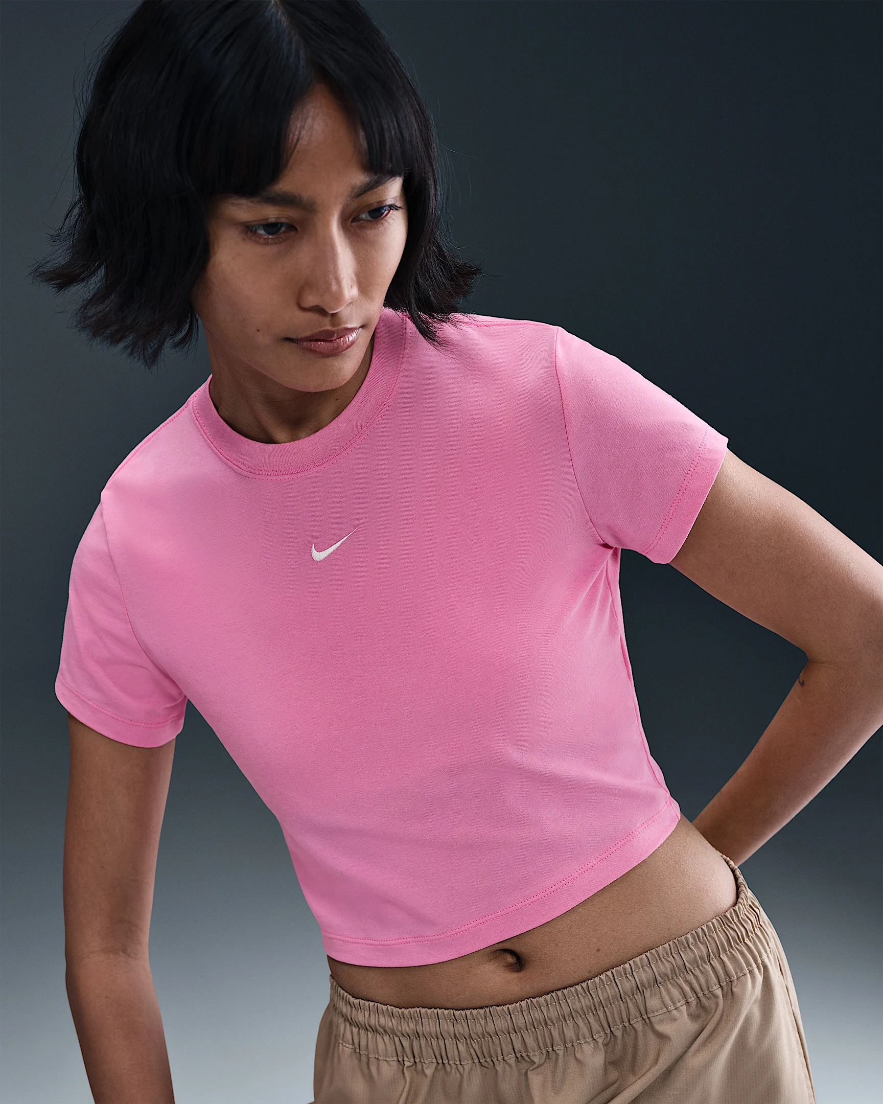 Nike Sportswear Chill Knit Women's Cropped T-Shirt - 1