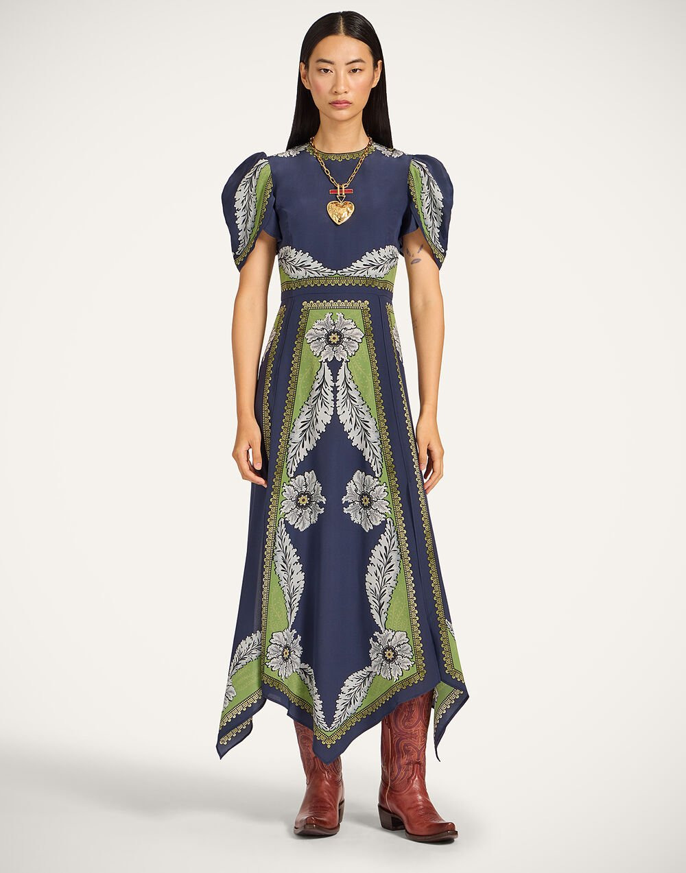 Cherie Scarf Dress - 2