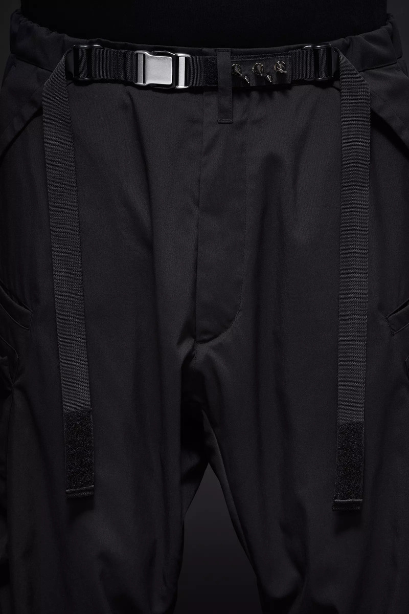 P55-M Nylon Stretch Cargo Trouser Black 18