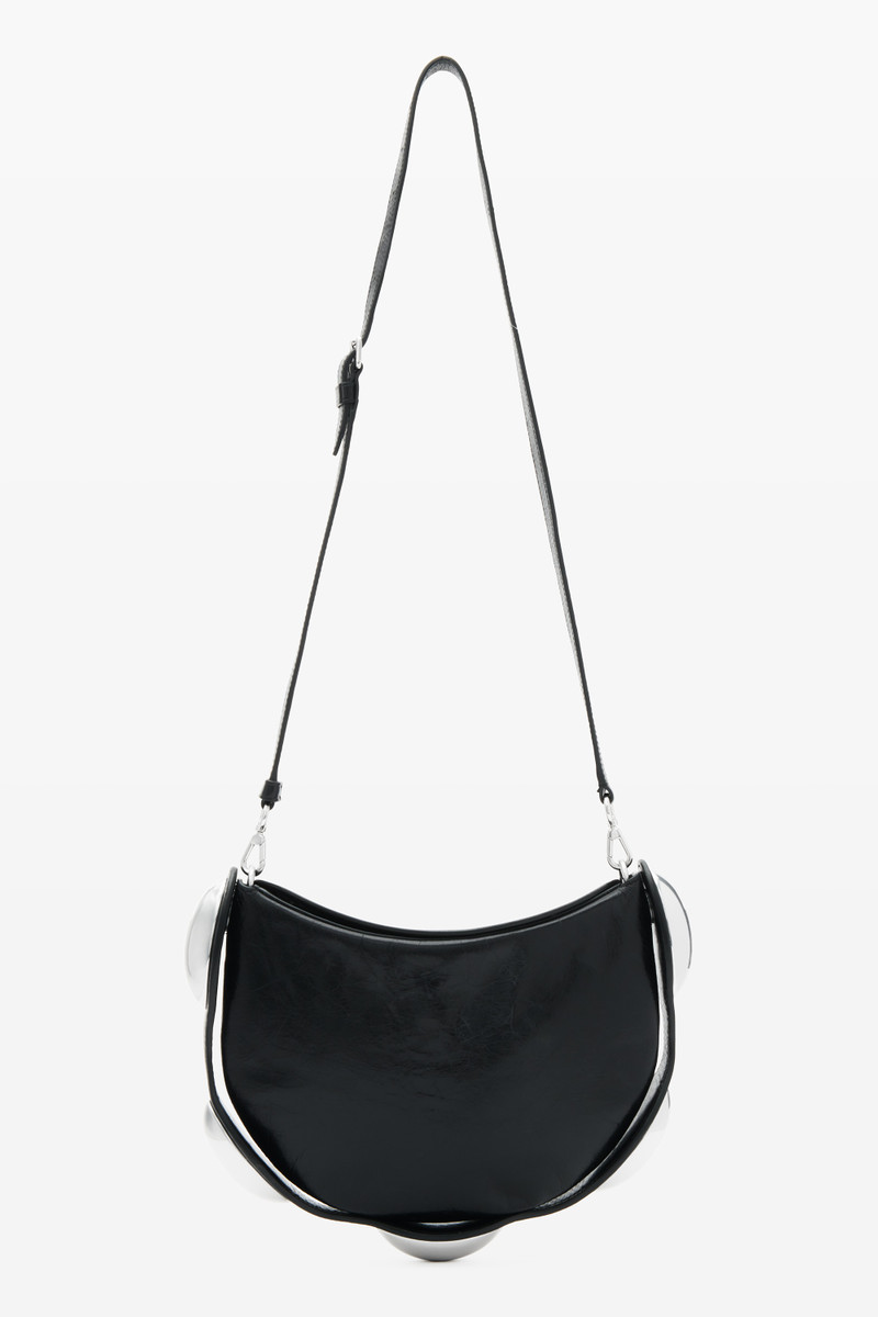 Alexander Wang dome multi carry bag in crackle patent leather outlook