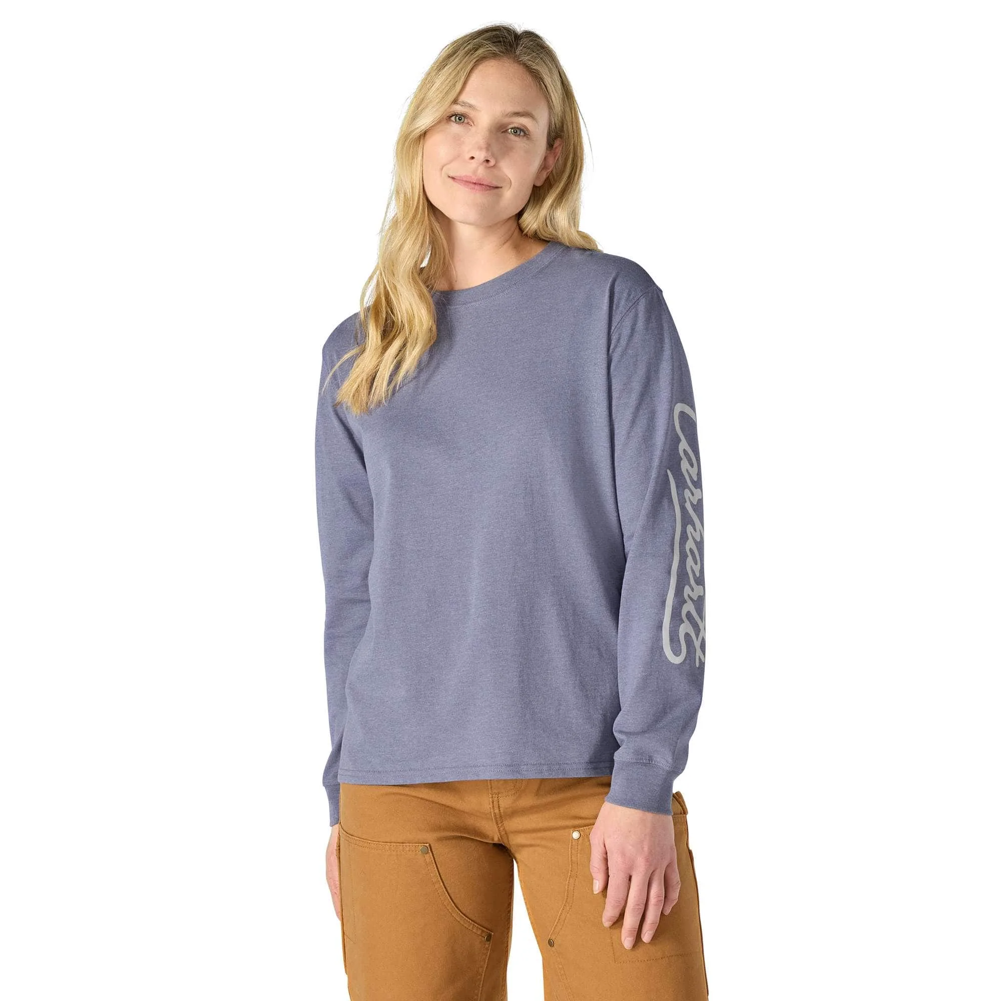 Women's Irvine Loose LS Logo T-Shirt - 1