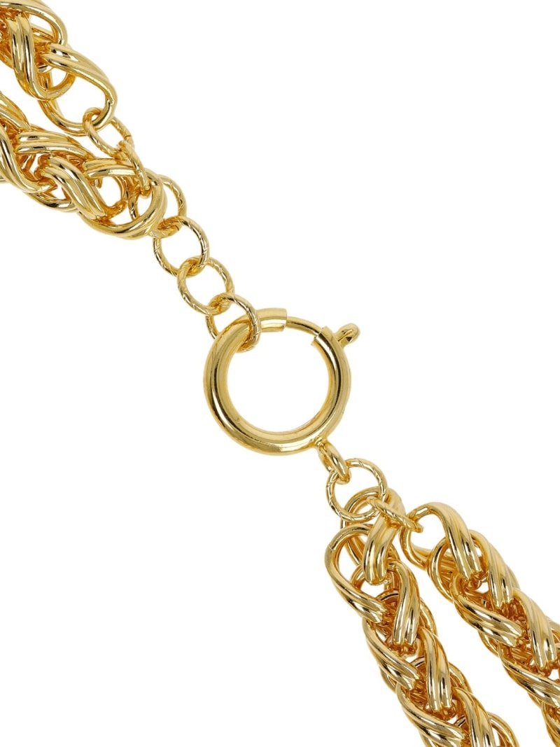 Elizabeth double chain daisy necklace - 4