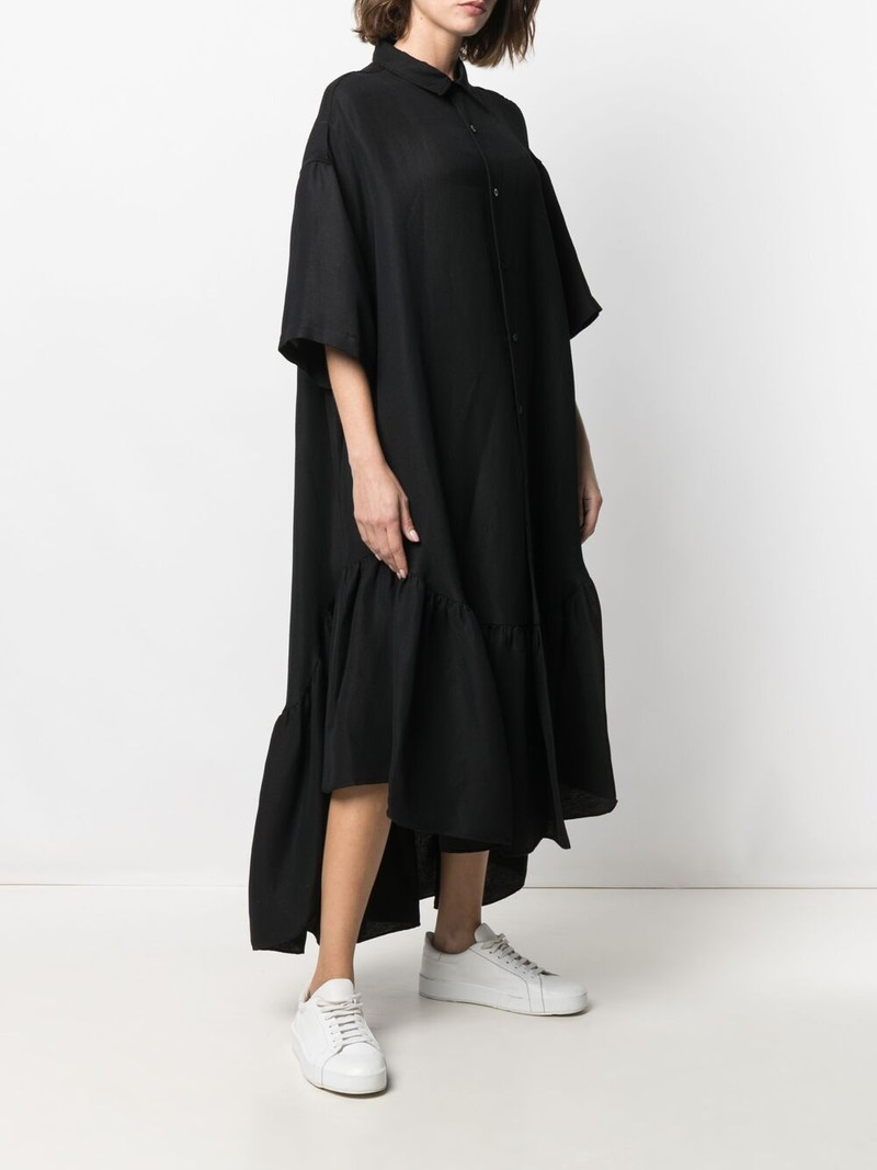 ruffle-detailing shirtdress 3