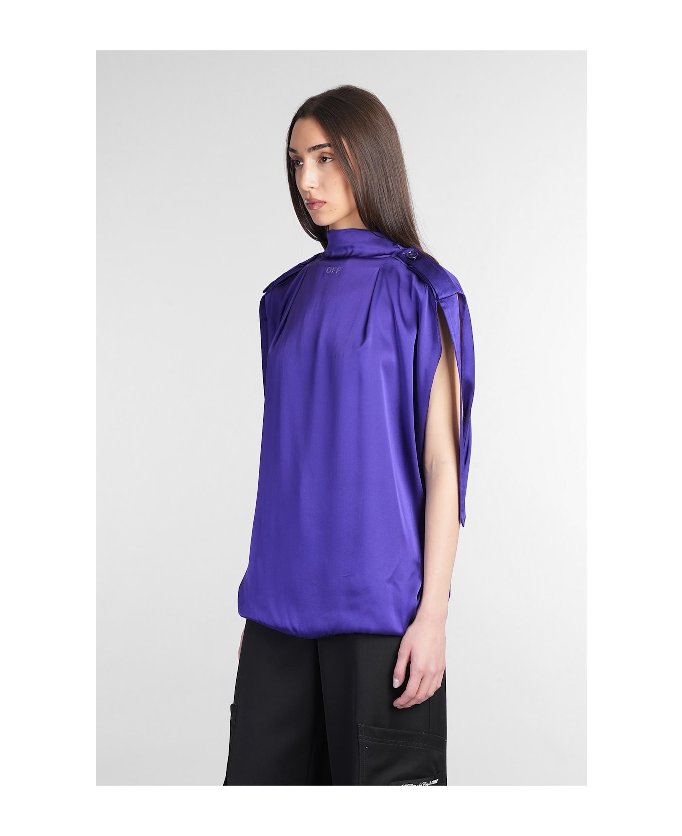 Topwear In Viola Acetate - 4