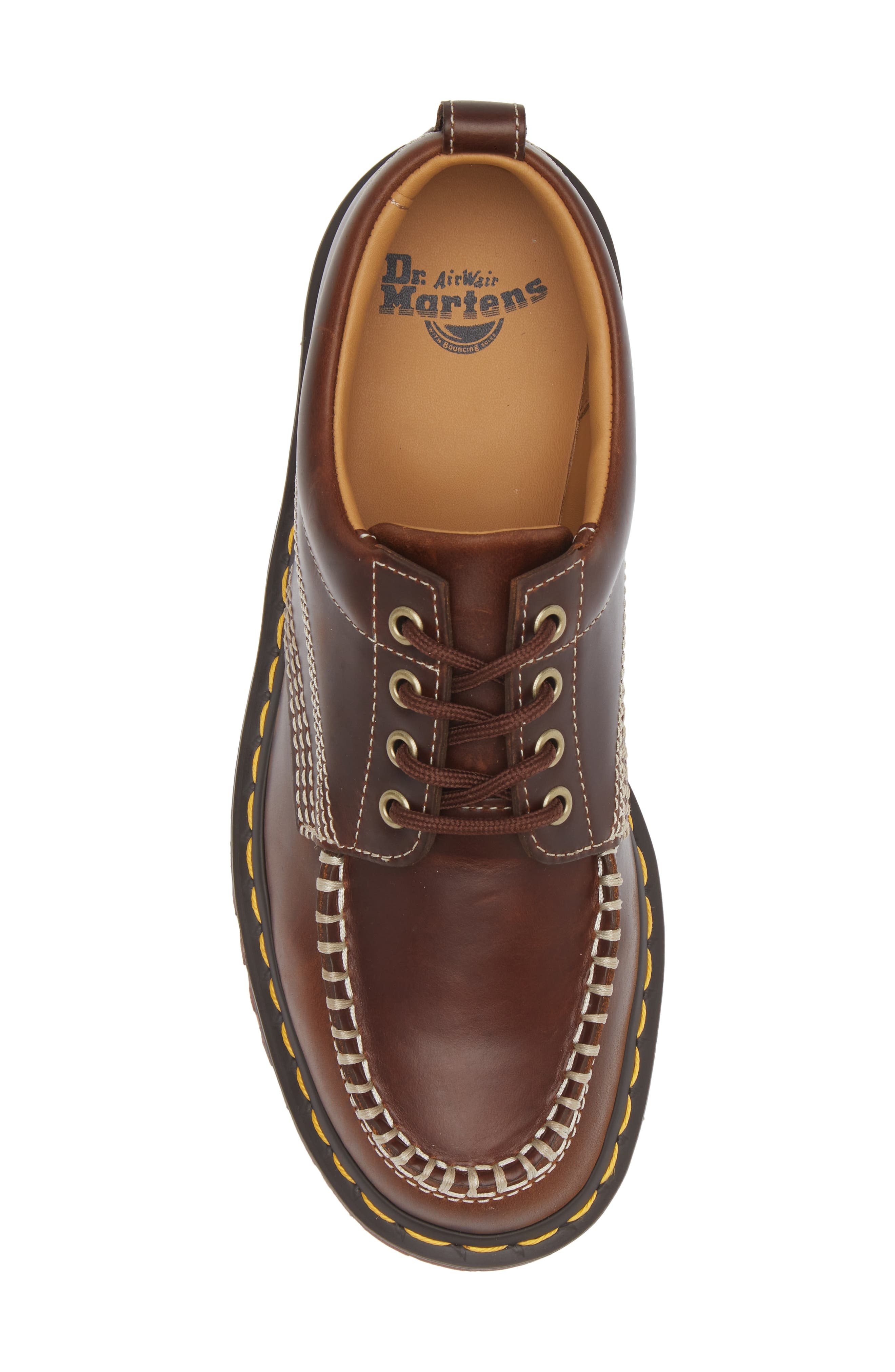 Dr. Martens Lowell Water Resistant Derby in Butterscotch Orleans at Nordstrom - 5