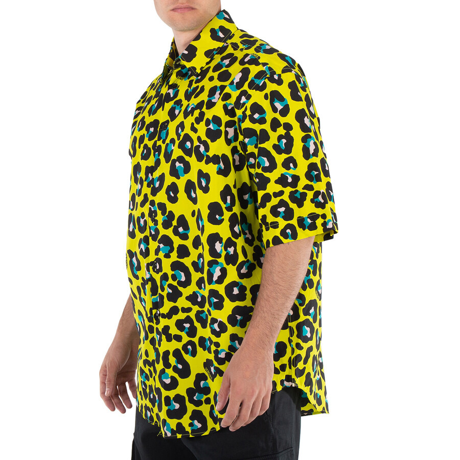 Versace Short Sleeve Animal Print Shirt - 2