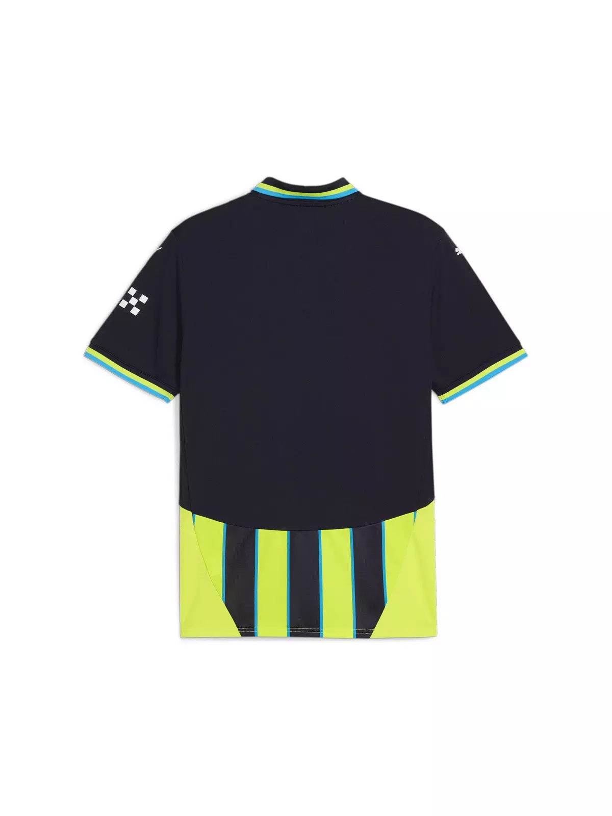 PUMA Men's Manchester City 24/25 Replica Away Soccer Jersey -Navy/Yellow - 7