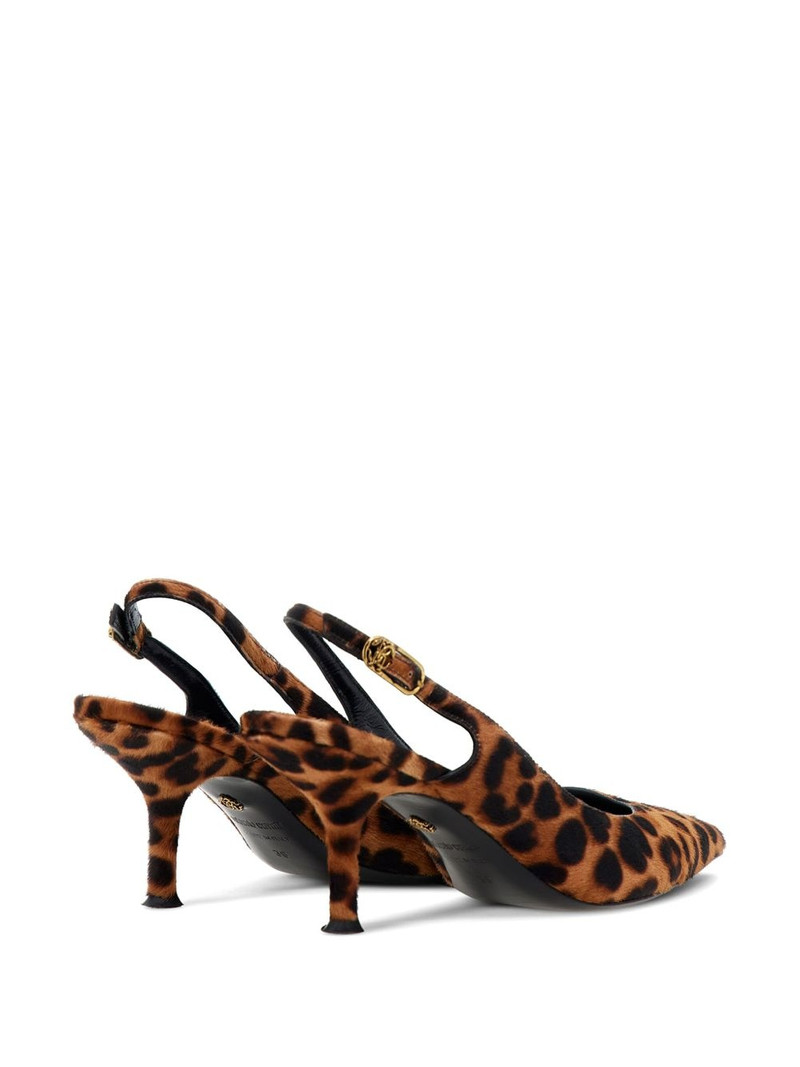 leopard-print slingback pumps 3
