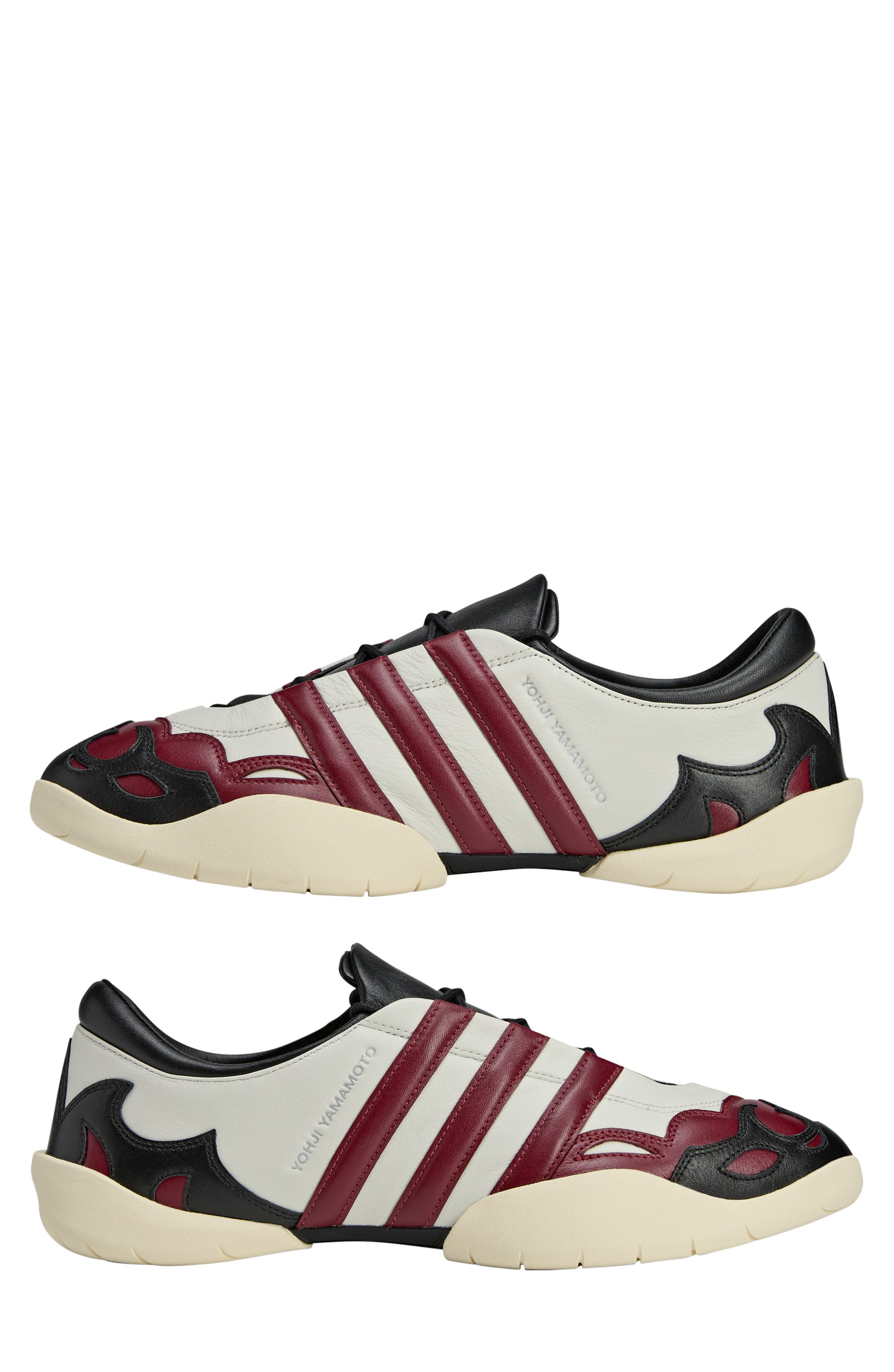 Y-3 Gender Inclusive Regu Sneaker in Orbit Grey/Burgundy/Black at Nordstrom - 7
