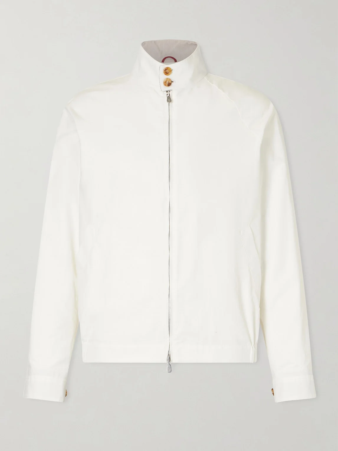 Cotton-Blend Harrington Jacket - 1