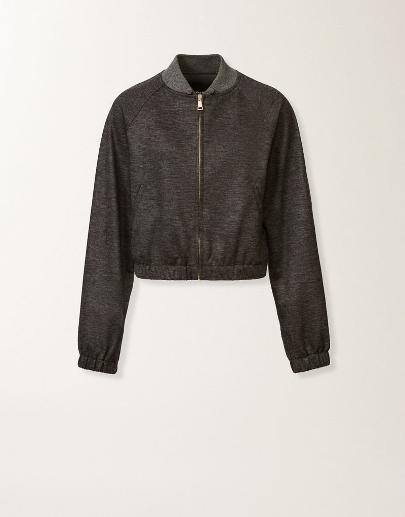 Boiled wool jersey bomber 1