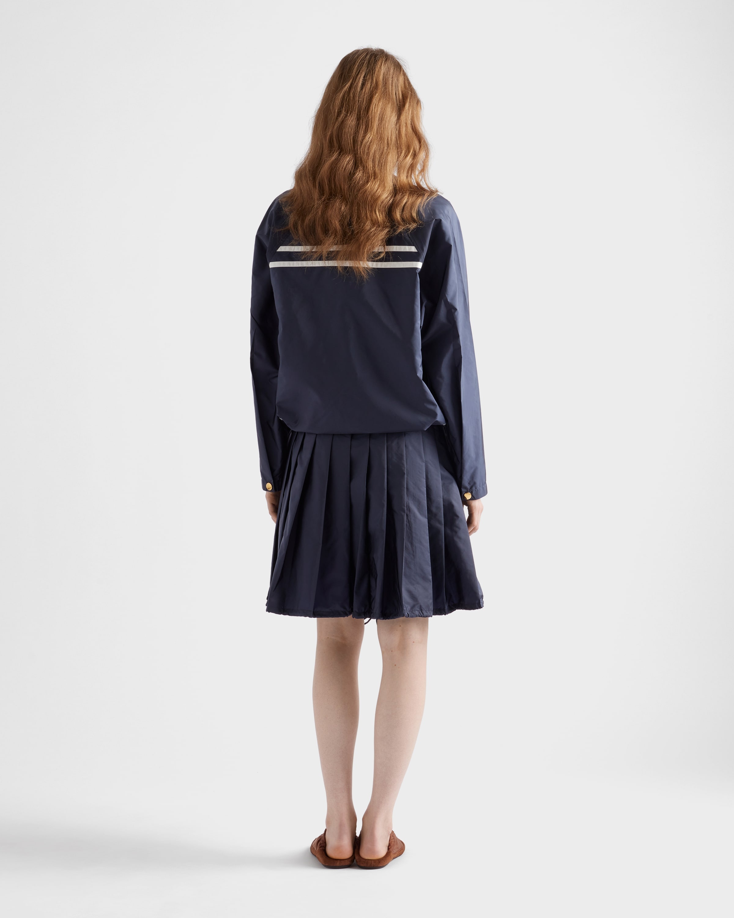 Light Re-Nylon pleated skirt - 5