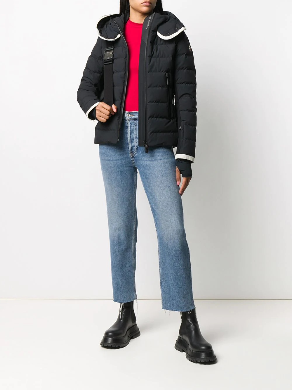 hooded puffer jacket  - 2