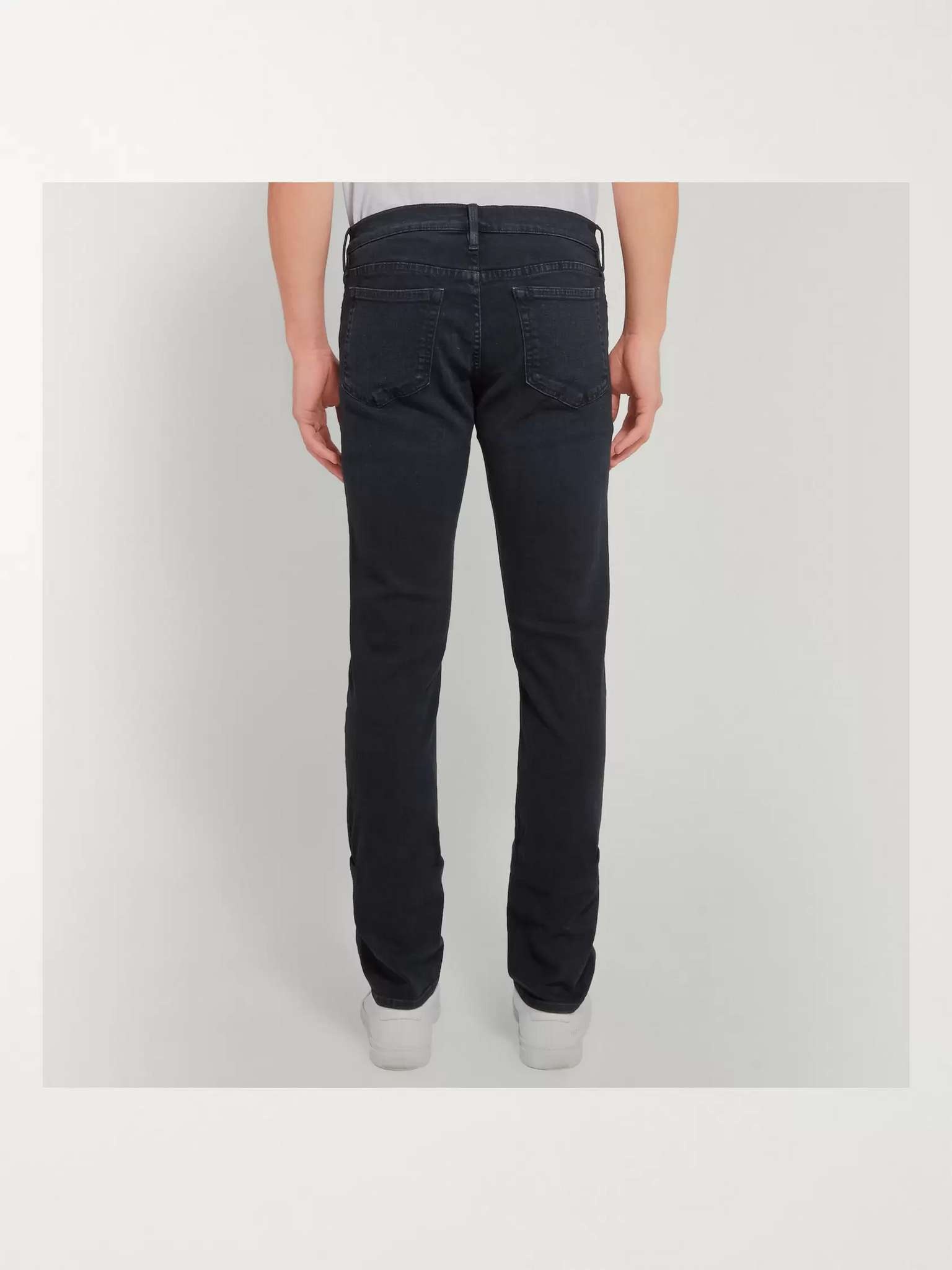 L'Homme Slim-Fit Dry Denim Jeans - 5