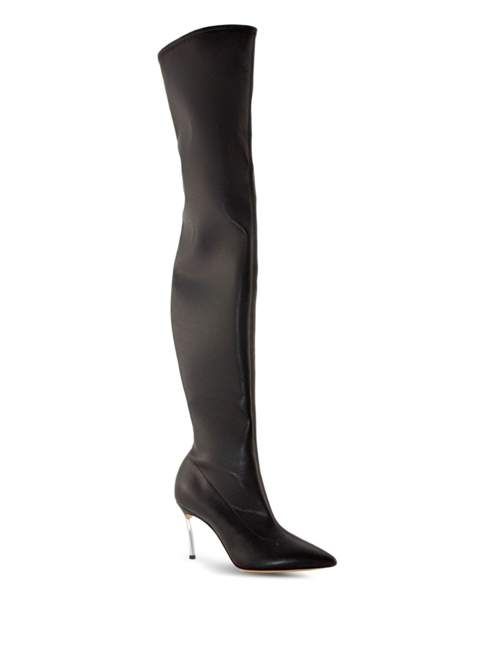80mm pointed-toe stiletto boots - 2