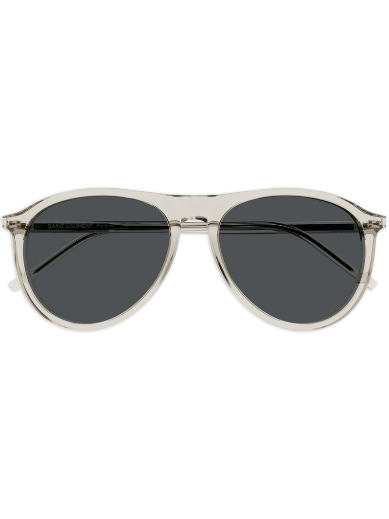 667 pilot-frame sunglasses 1