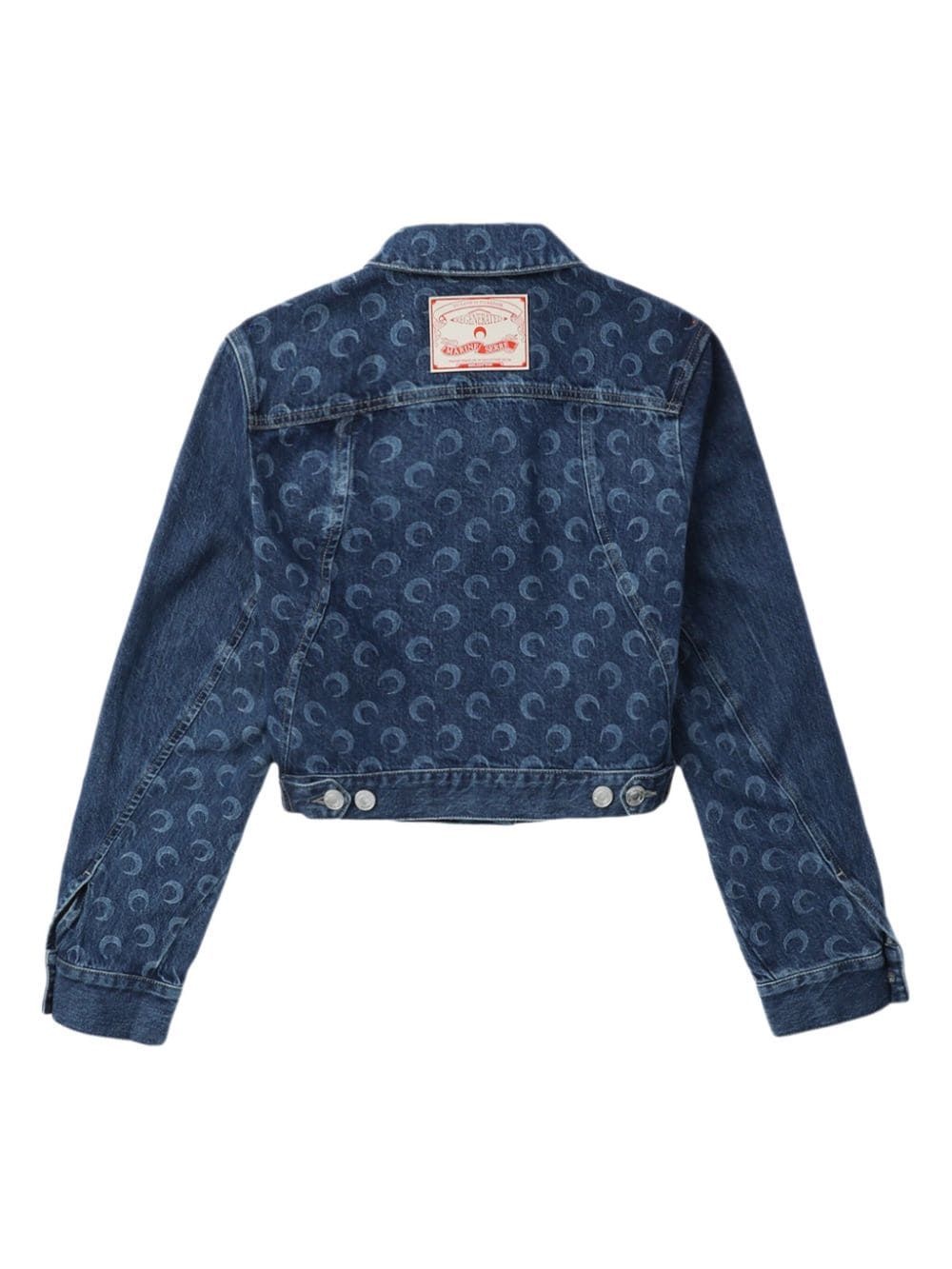 Deadstock Moonogram-pattern denim jacket - 6