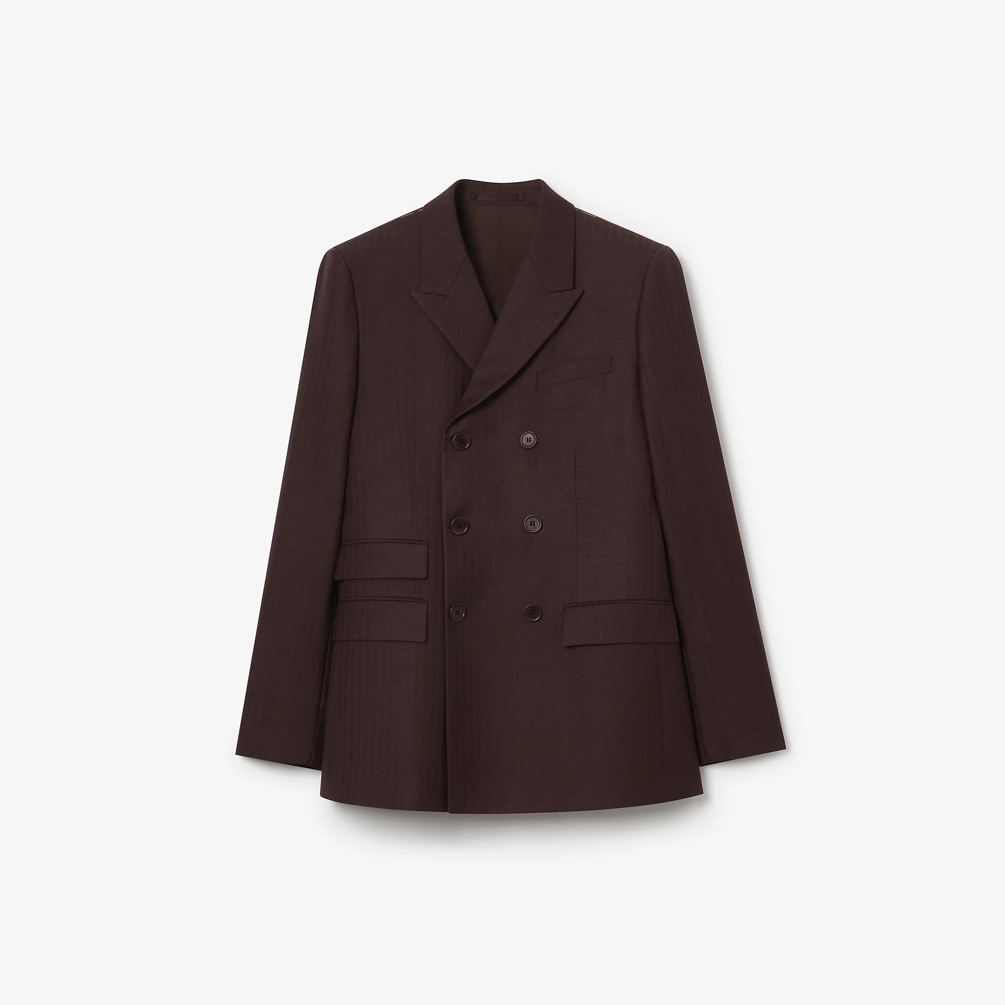 Striped Wool Mohair Tailored Jacket - 1