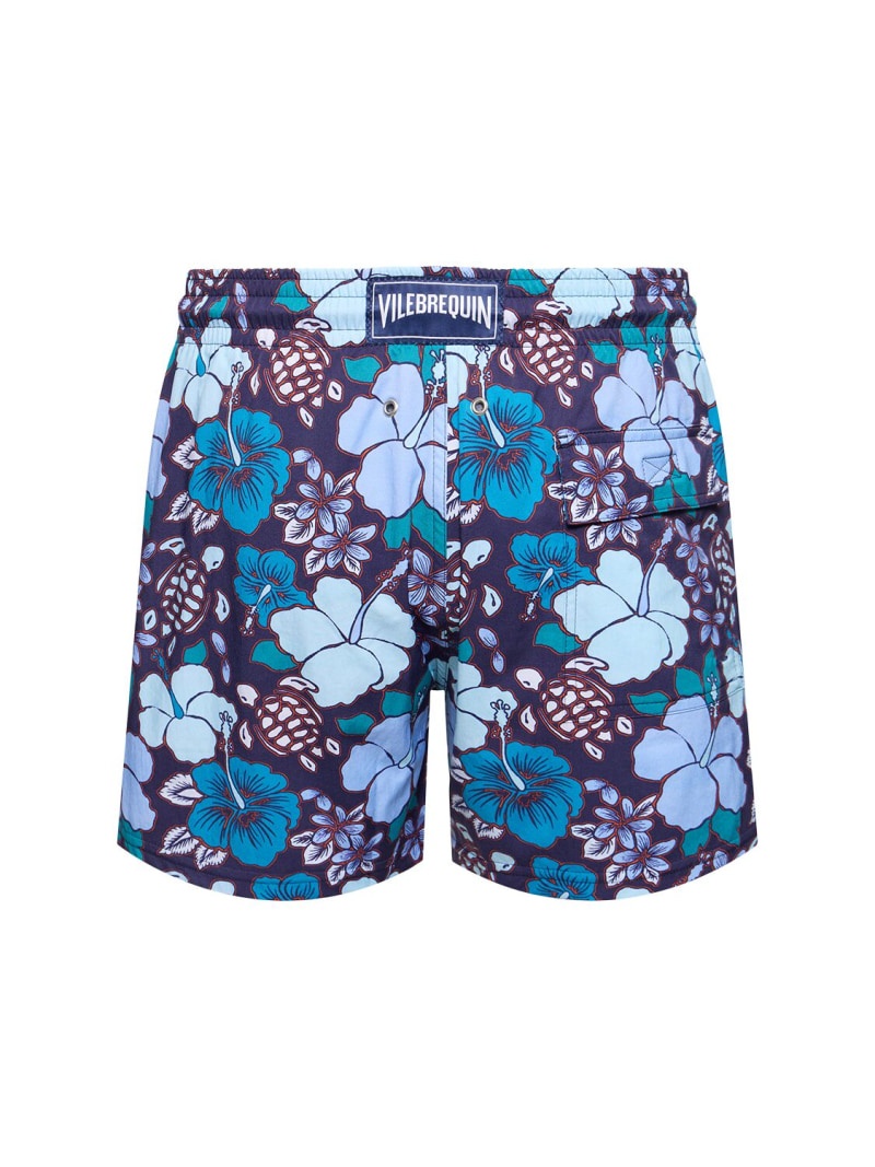 Moorise print stretch nylon swim shorts - 3