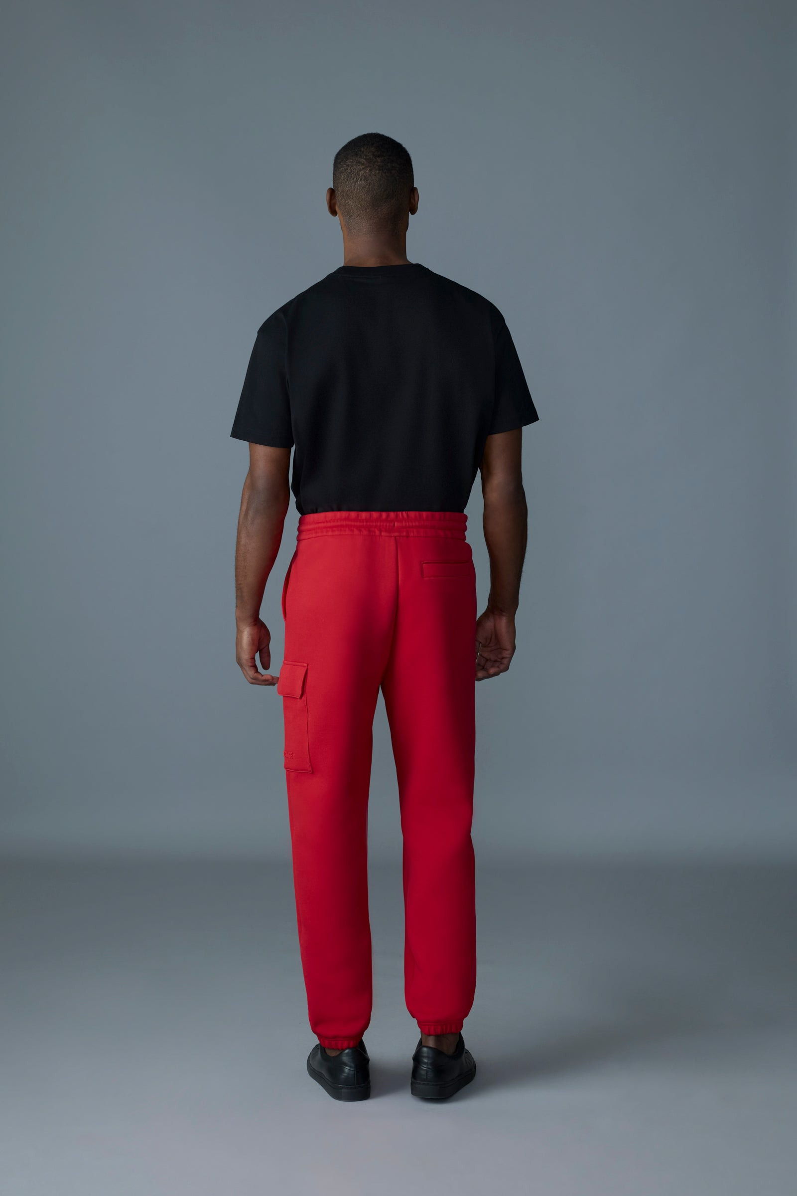MARVIN-R Double face jersey cargo sweatpants - 4