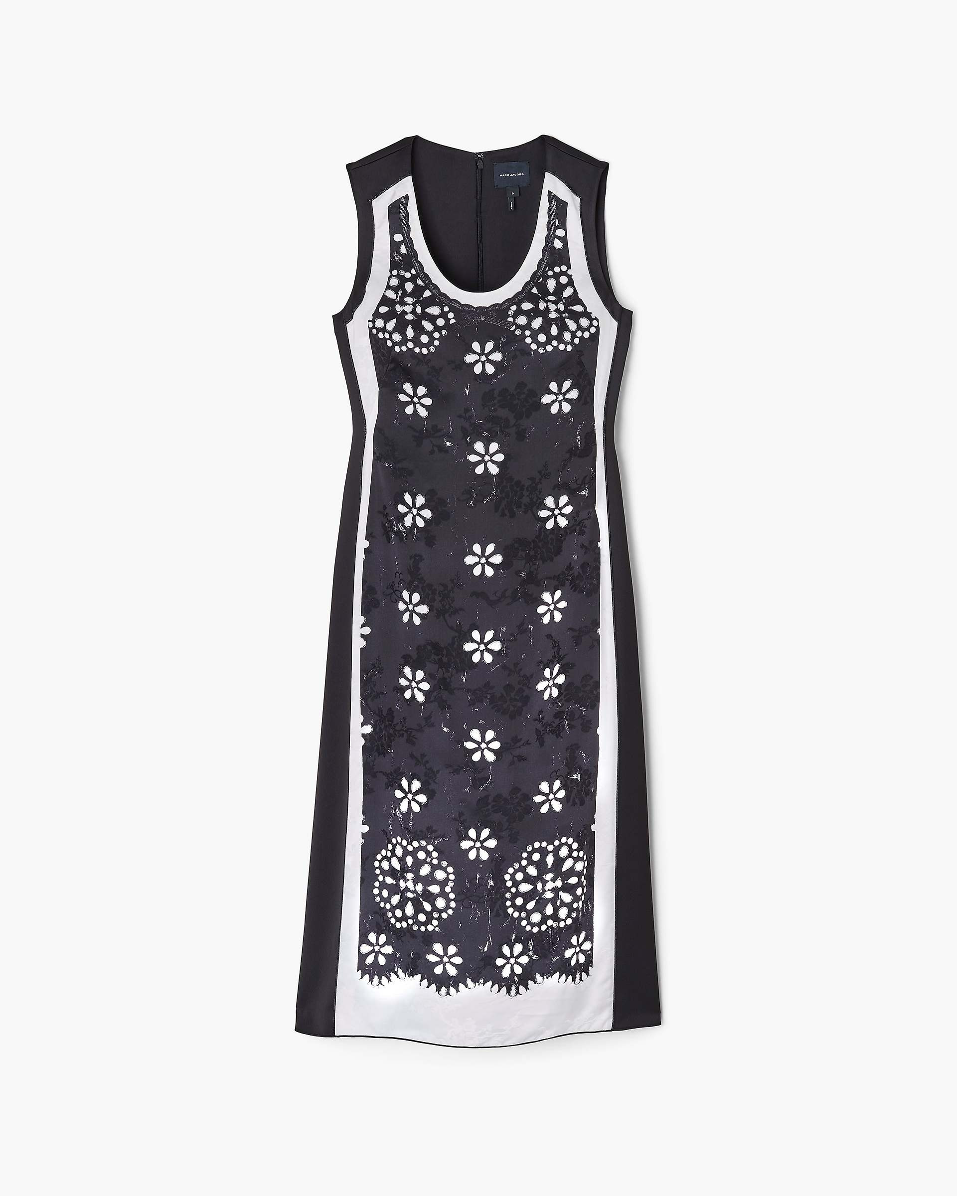TROMPE L'OEIL EYELET DRESS - 2