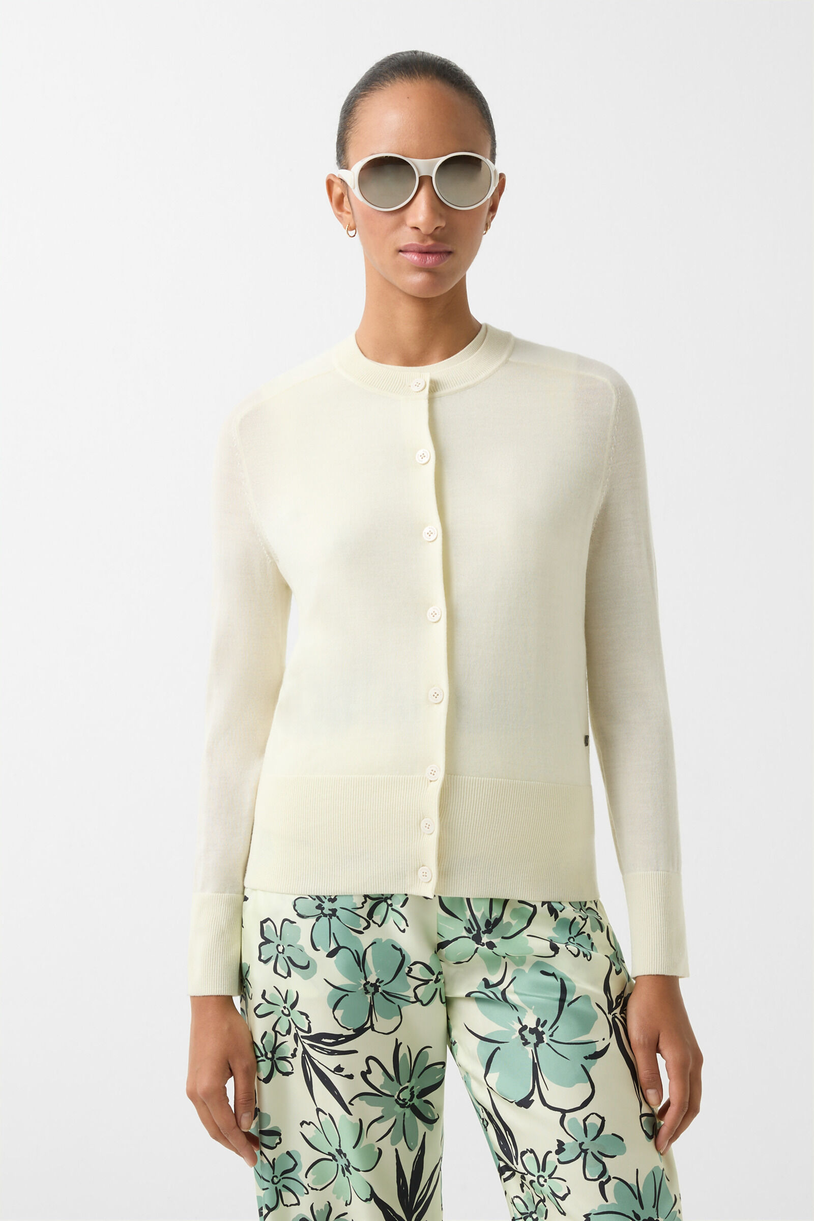 Ilma knit jacket in Vanilla - 2