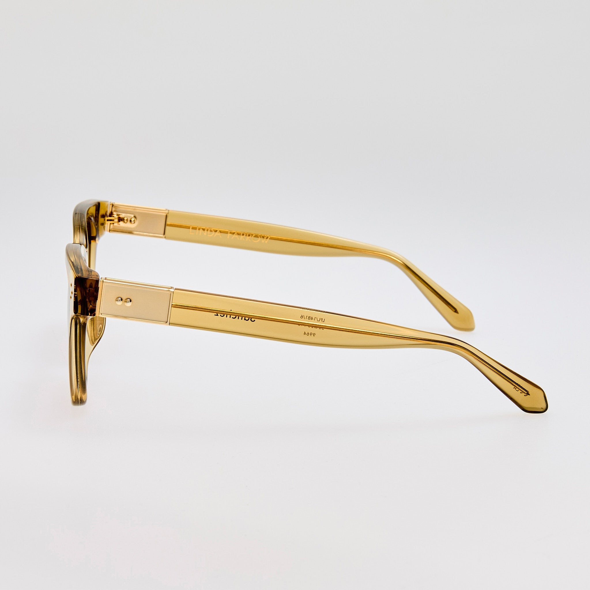 Sanchez Sunglasses in Khaki and Gold - 6
