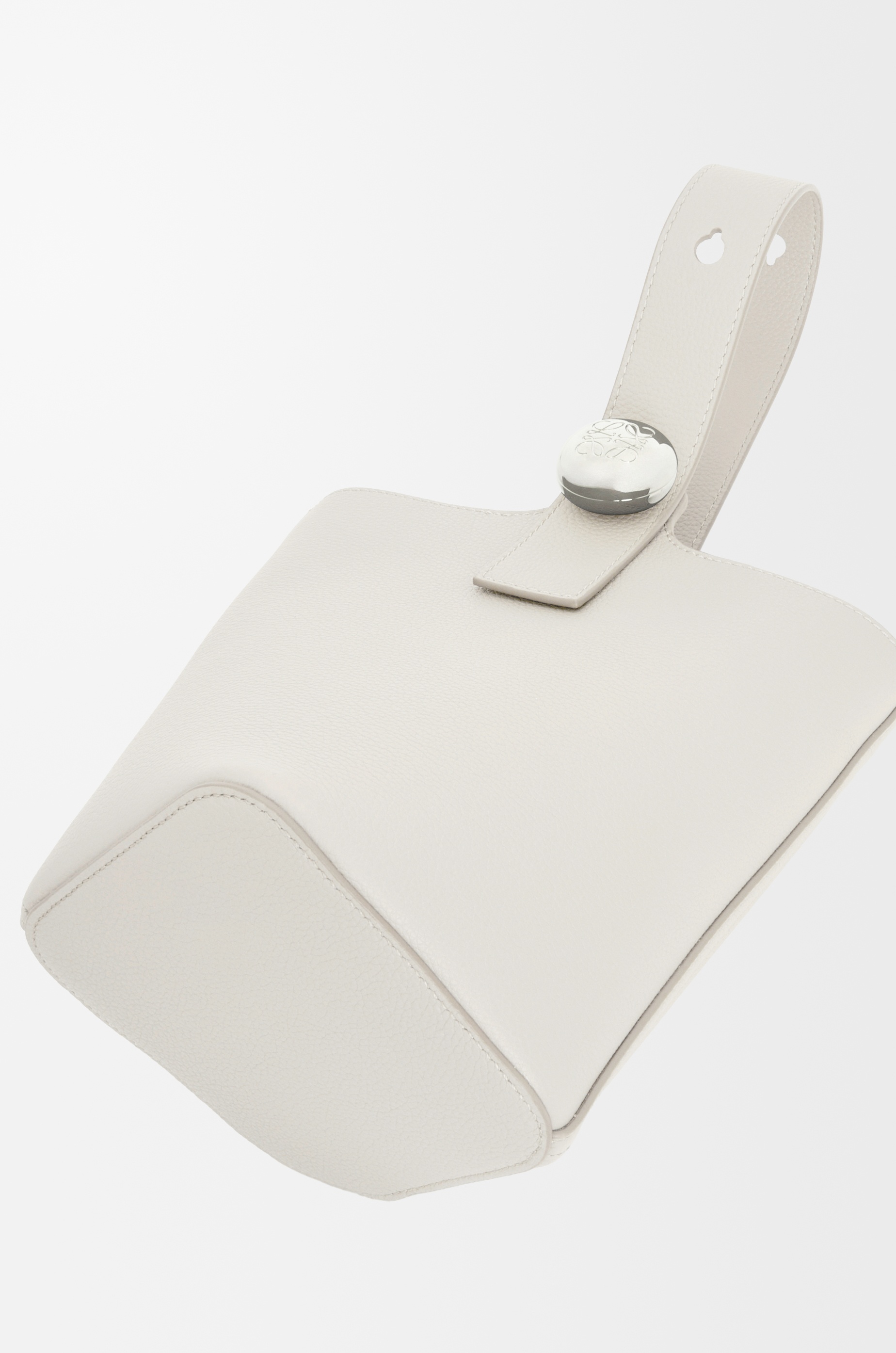 Mini Pebble Bucket bag in soft grained calfskin - 9