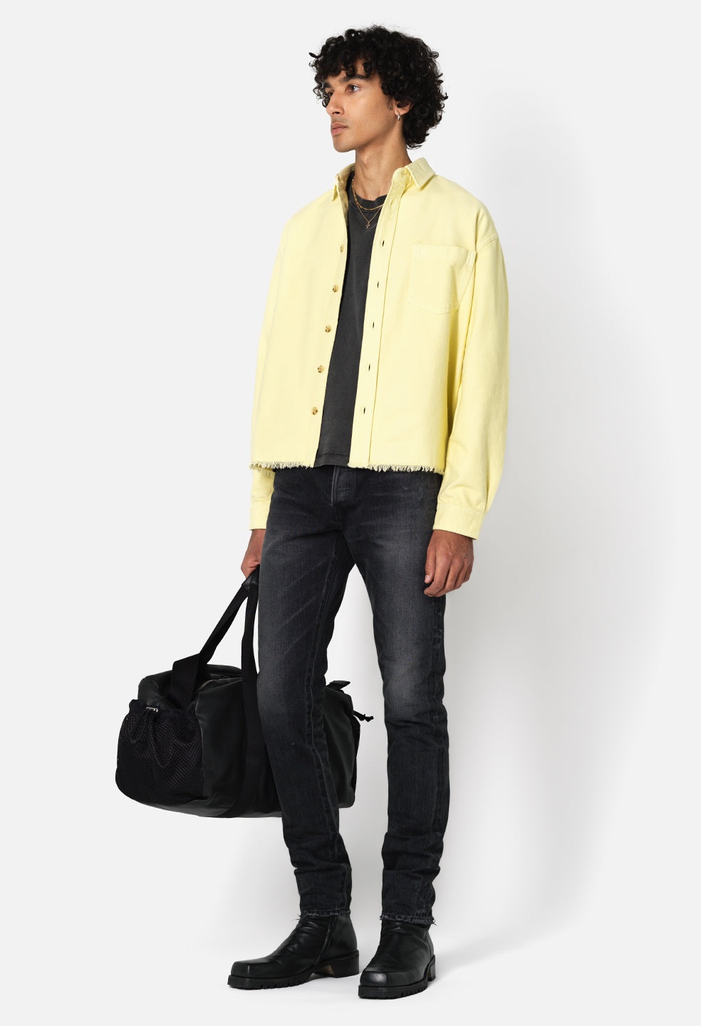 SOLID HEMI OVERSIZED SHIRT - 4