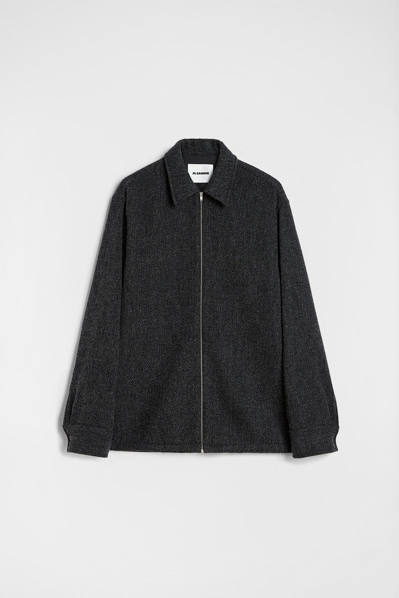 Wool Chevron Overshirt 1