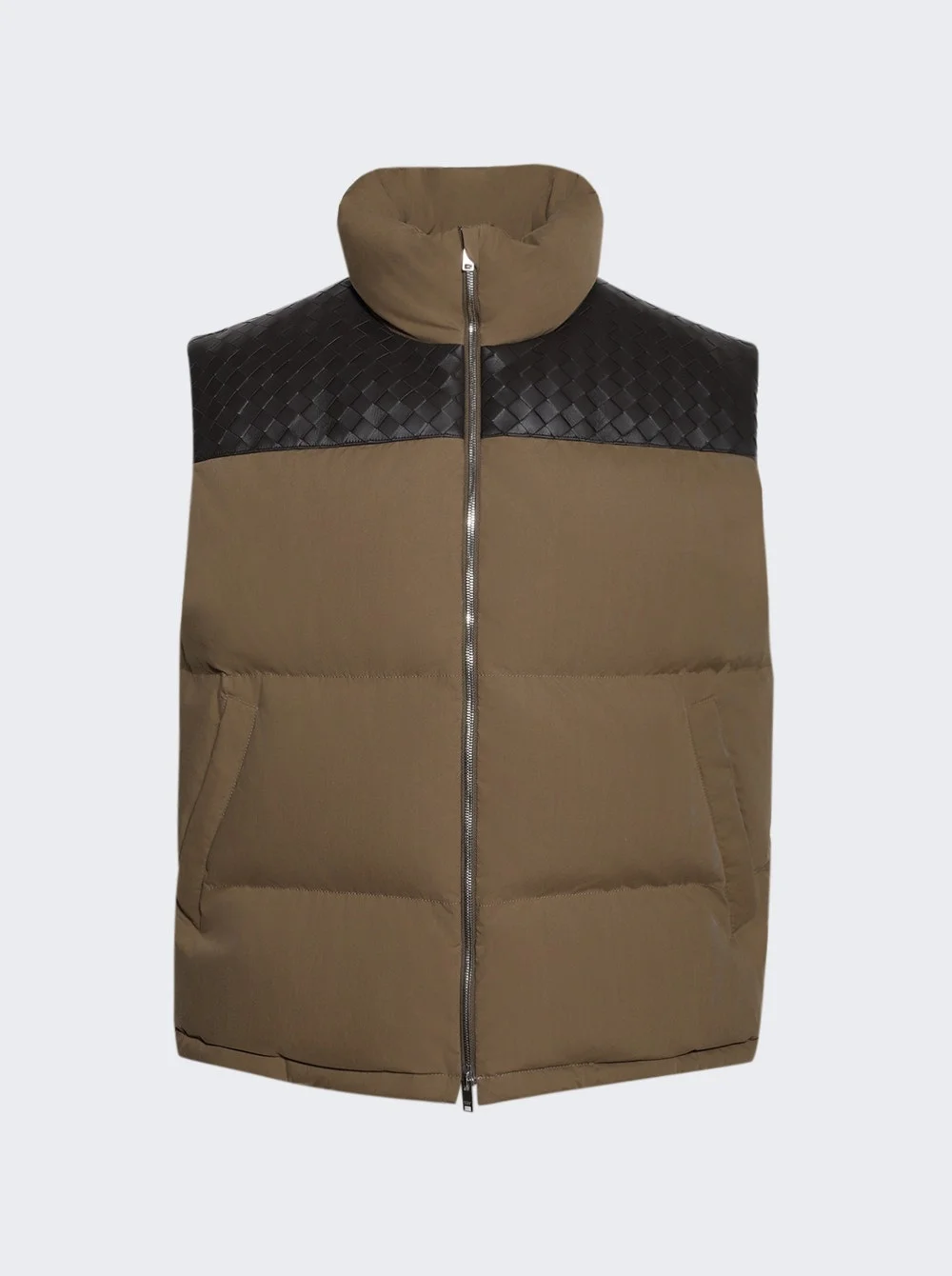 Frosted Poplin Puffer Gilet Liana - 1