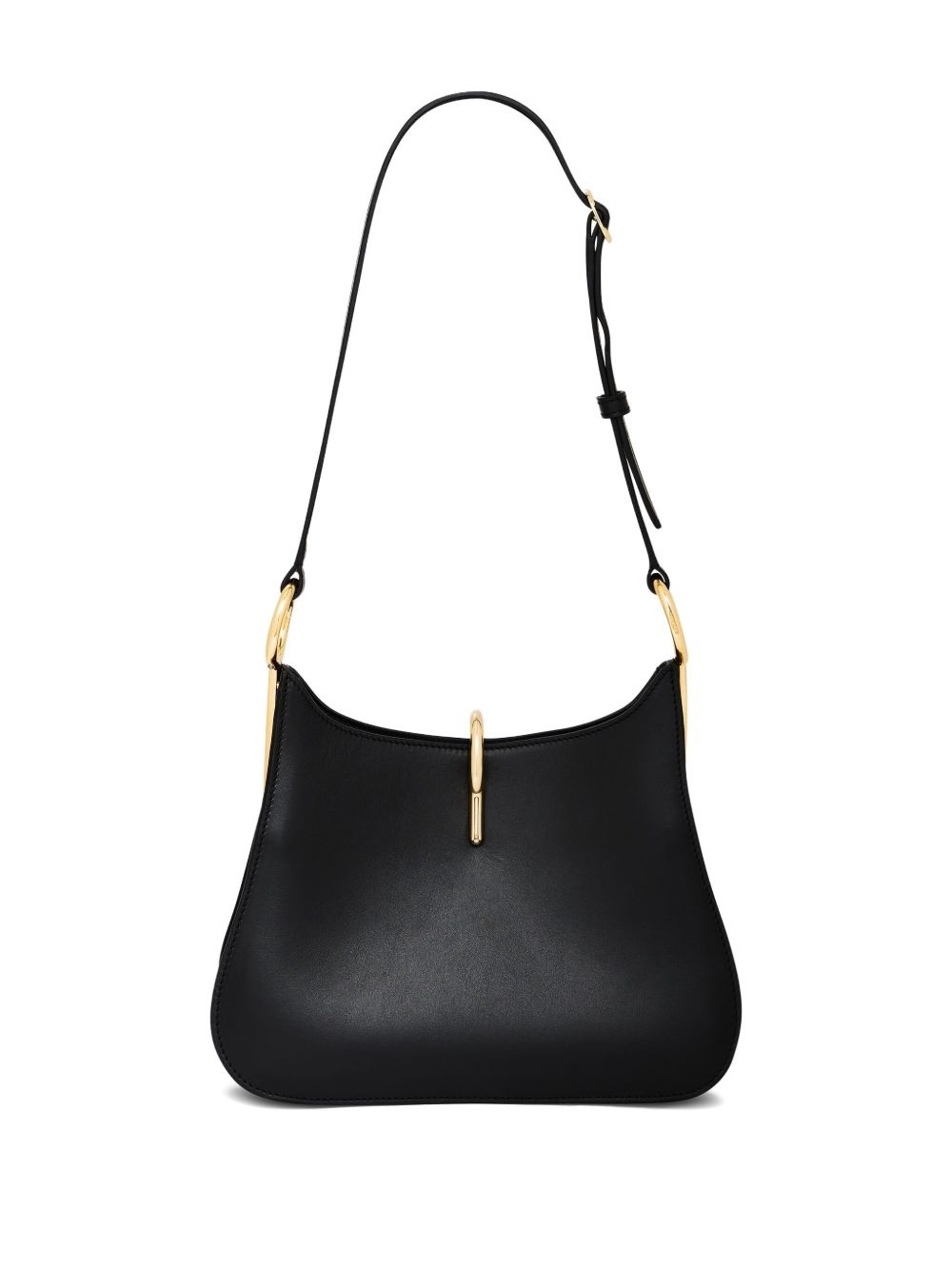 medium Ring leather shoulder bag - 5